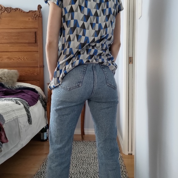 Geometric silk top - Picture 3 of 4